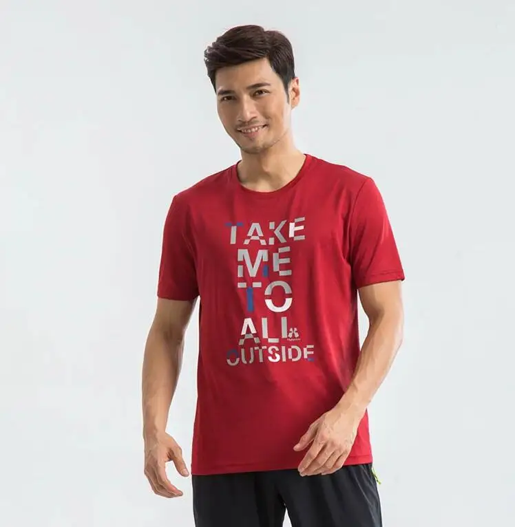 

Hylaeion Short Sleeve Running hiking T-Shirt Men women Bodybuilding sports t-shirts Gym Compression cotton TShirts