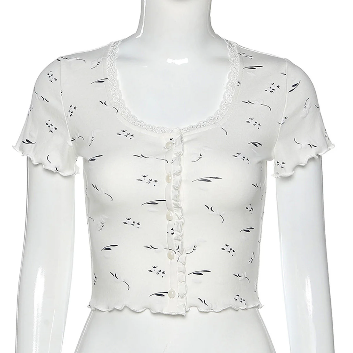 Новое поступление женский летний топ с коротким рукавом корейская мода