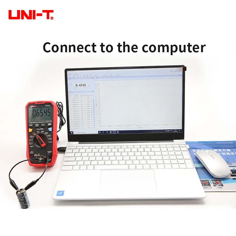 Цифровой мультиметр UT61E Plus UNI T отсчетов USB тестер с автоматическим выбором
