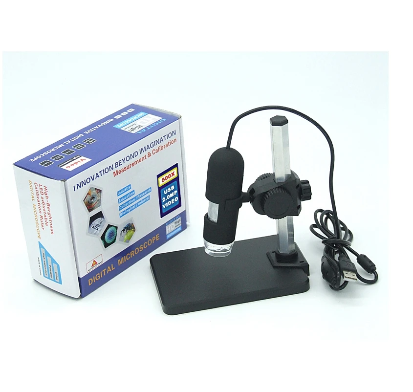 

500x / 1000x LED USB Digital Microscope Endoscope Camera Microscopio for Hair Skin Mobile Phone Repair PCB Inspection ZM56