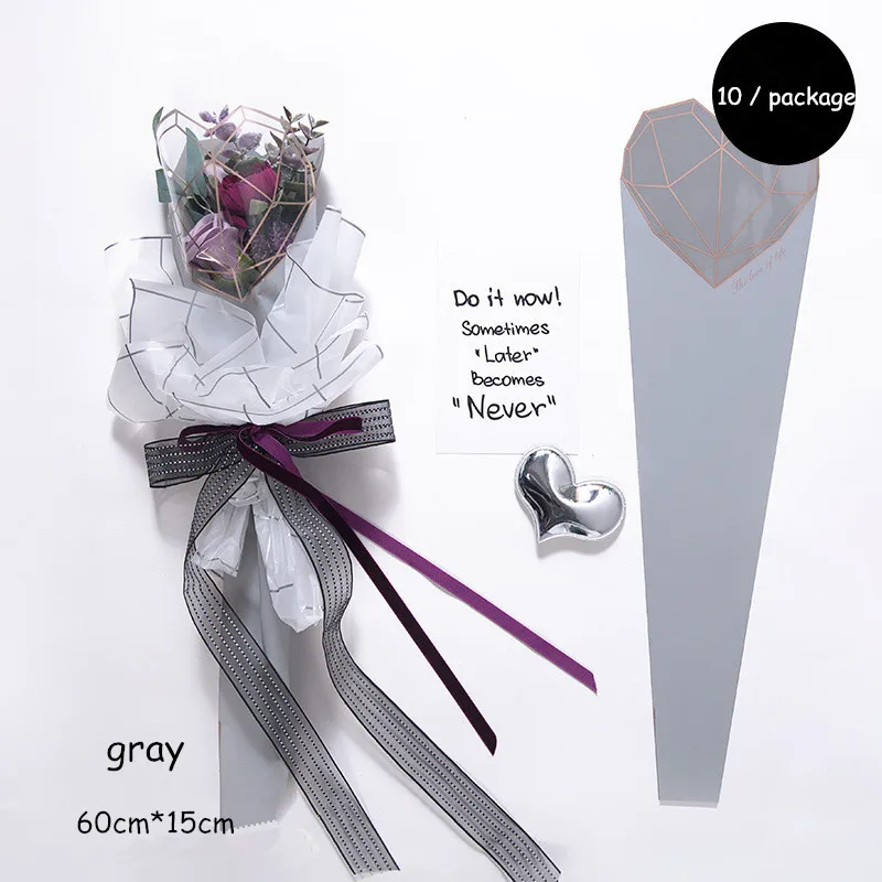 10 шт./упак. Алмазный в форме сердца цветы упаковка Бумага DIY альбом для вырезок