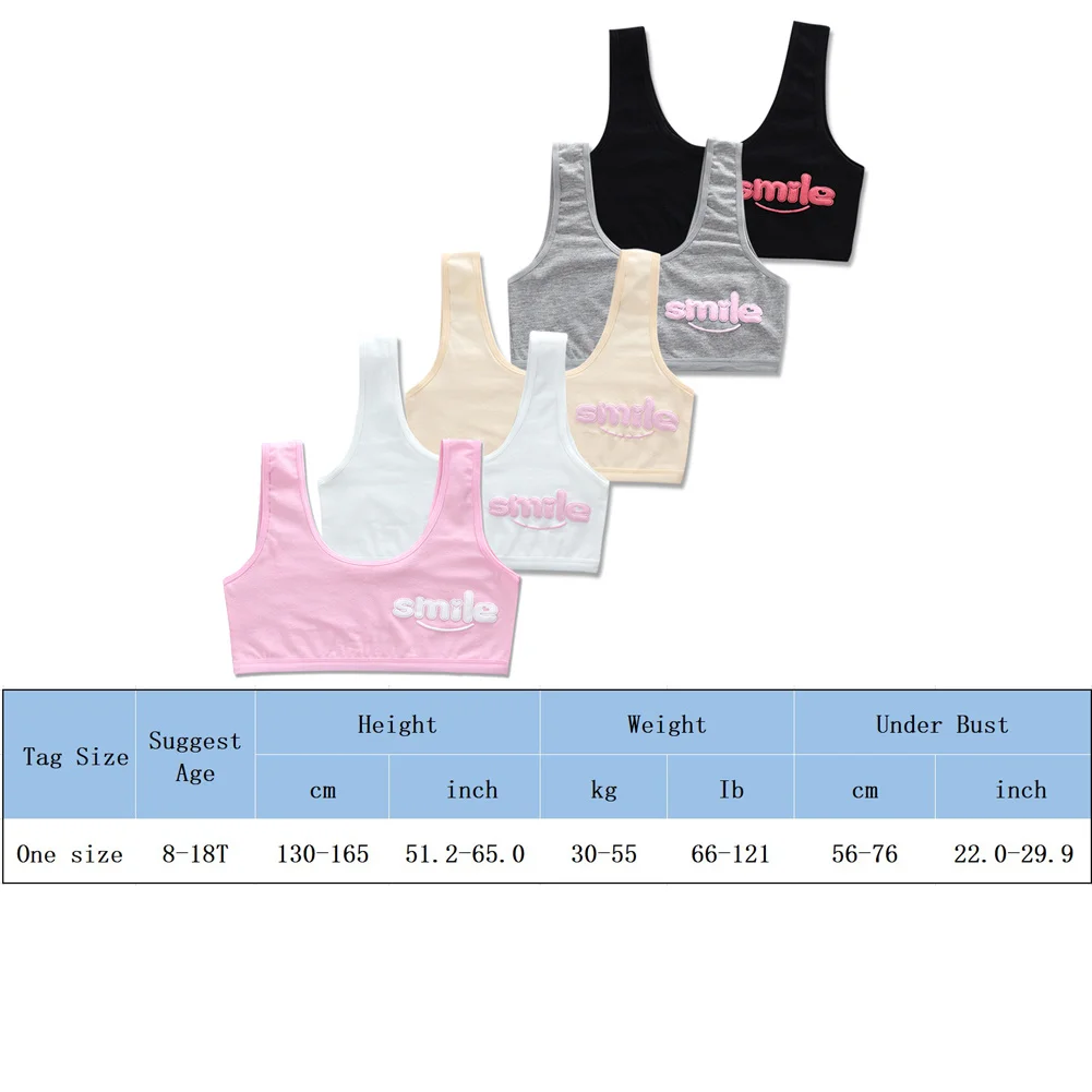 

Teenage Female Child Labor Vest Underwear Sports Bra Is Comfortable, Breathable And Skin-Friendly For Fitness Yoga Sports Bra