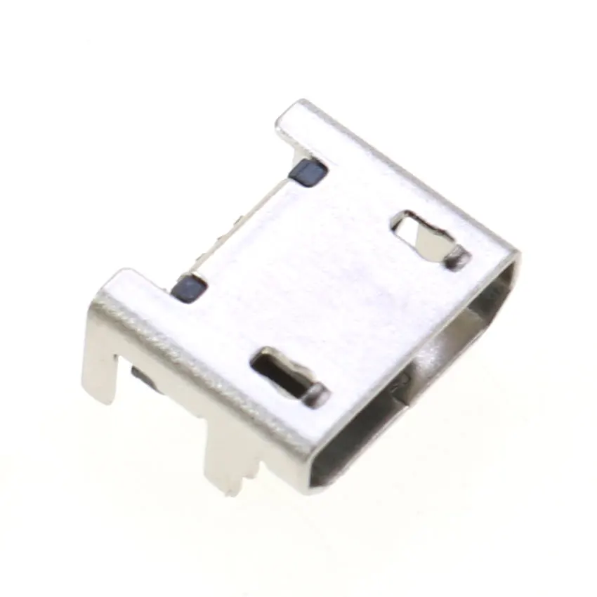 Cltgxdd 2/5/10 шт. разъем Micro USB 5-контактный гнездовой зарядный порт SMD 4 ножки 90 градусов