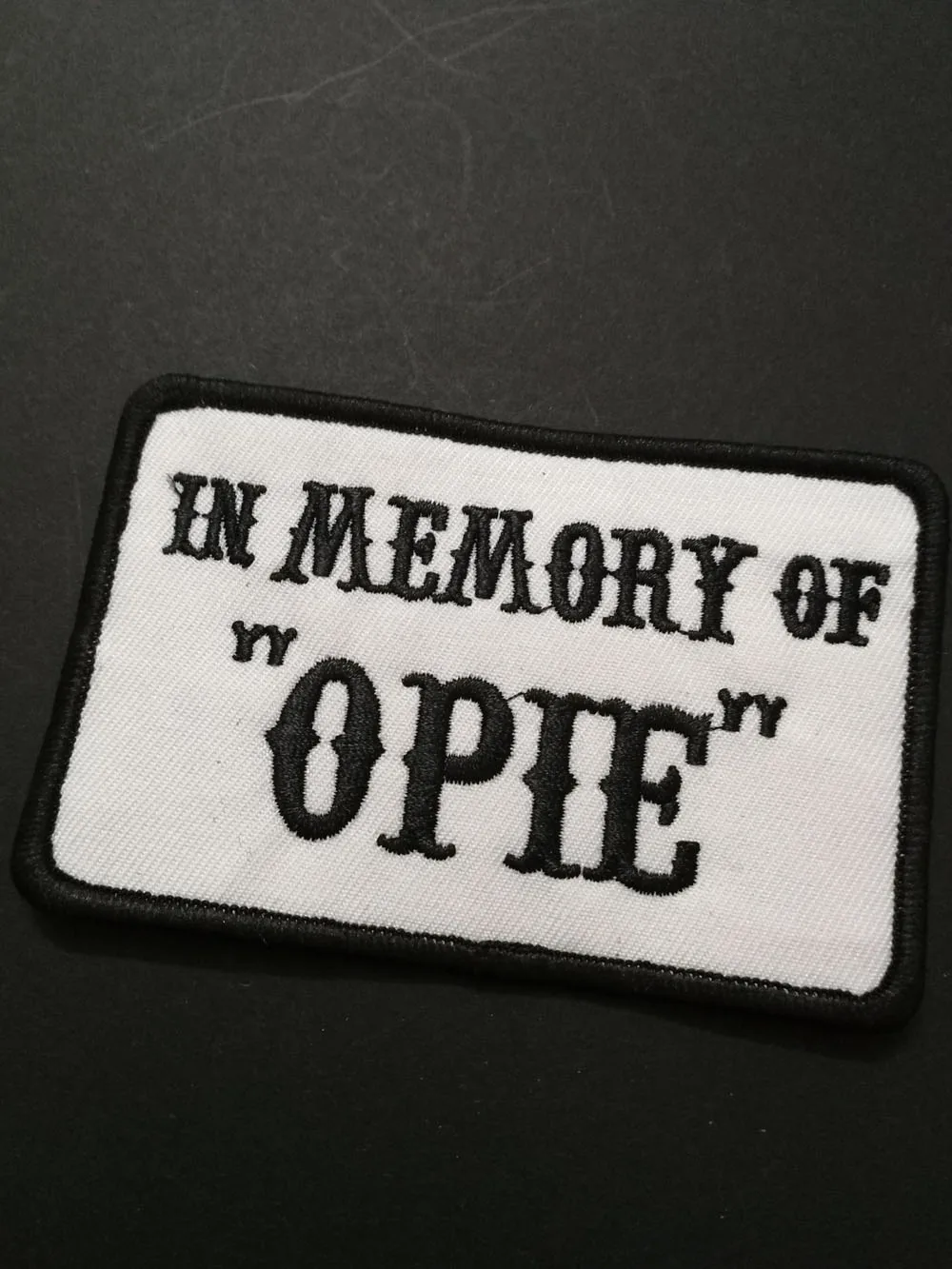 10X6.6CM SONS OF NOMAD ORIGINAL V PRESIDENT REDWOOD FRIST 9 IN MEMEORY OF OPIE ACAB AFFA вышитые нашивки "анархия" значки аппликаций - Цвет: 10X6.6CM