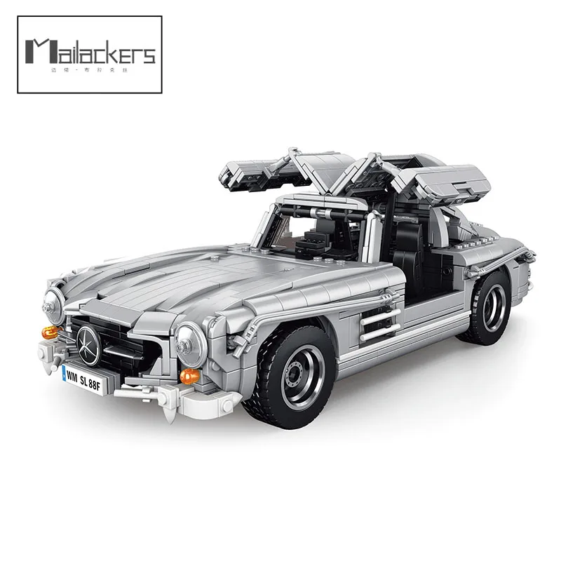 

Mailackers 1:14 Retro Butterfly Wing Sports Car Model Building Blocks Constructor Technical Gifts Kids Toys Toy for Children Toy
