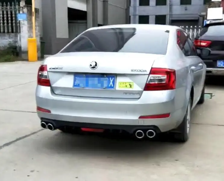 Спойлер для SKODA Octavia 2015-2017 ABS задний спойлер диффузор переднего бампера защитные