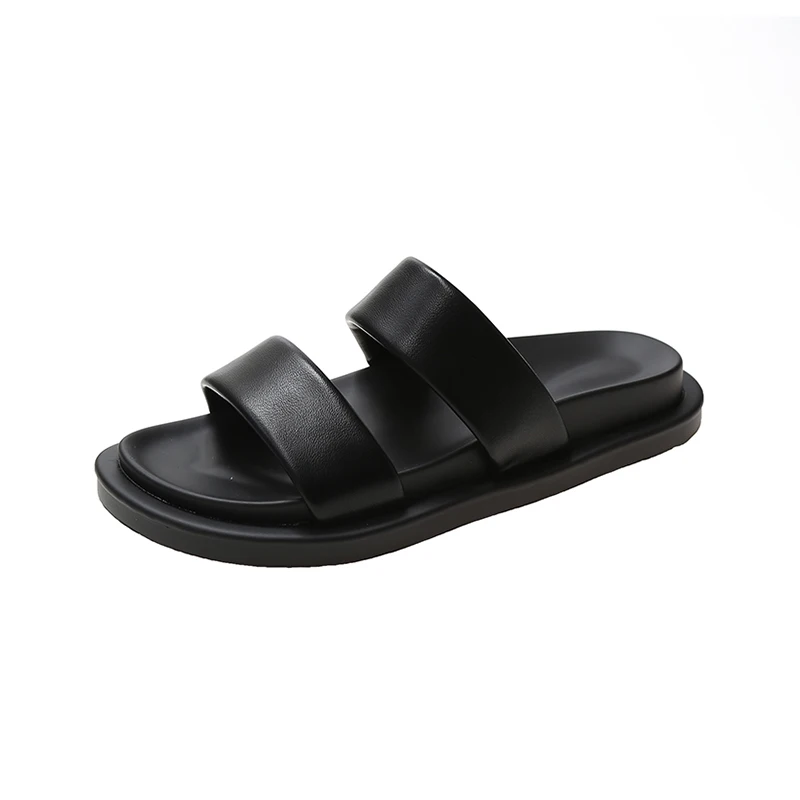 

2021 Summer Home Slipper Fashion Casual Thick-soled Flip-flop Sports Slippers Green Leisure Slides Flats Sandalias Shoes Woman