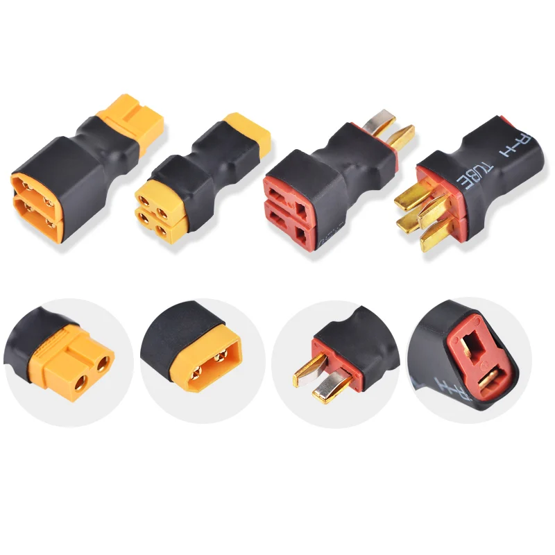 Адаптер XT30 XT60 XT90 Traxxas T Plug Deans EC5 EC3 Female to Male HXT 4 мм Разъемы штекер RC Lipo части