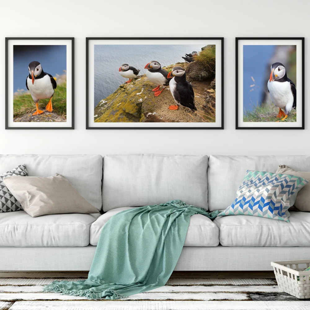 Животное масляная живопись красная фреза мигрирующая птица холст Офис гостиная