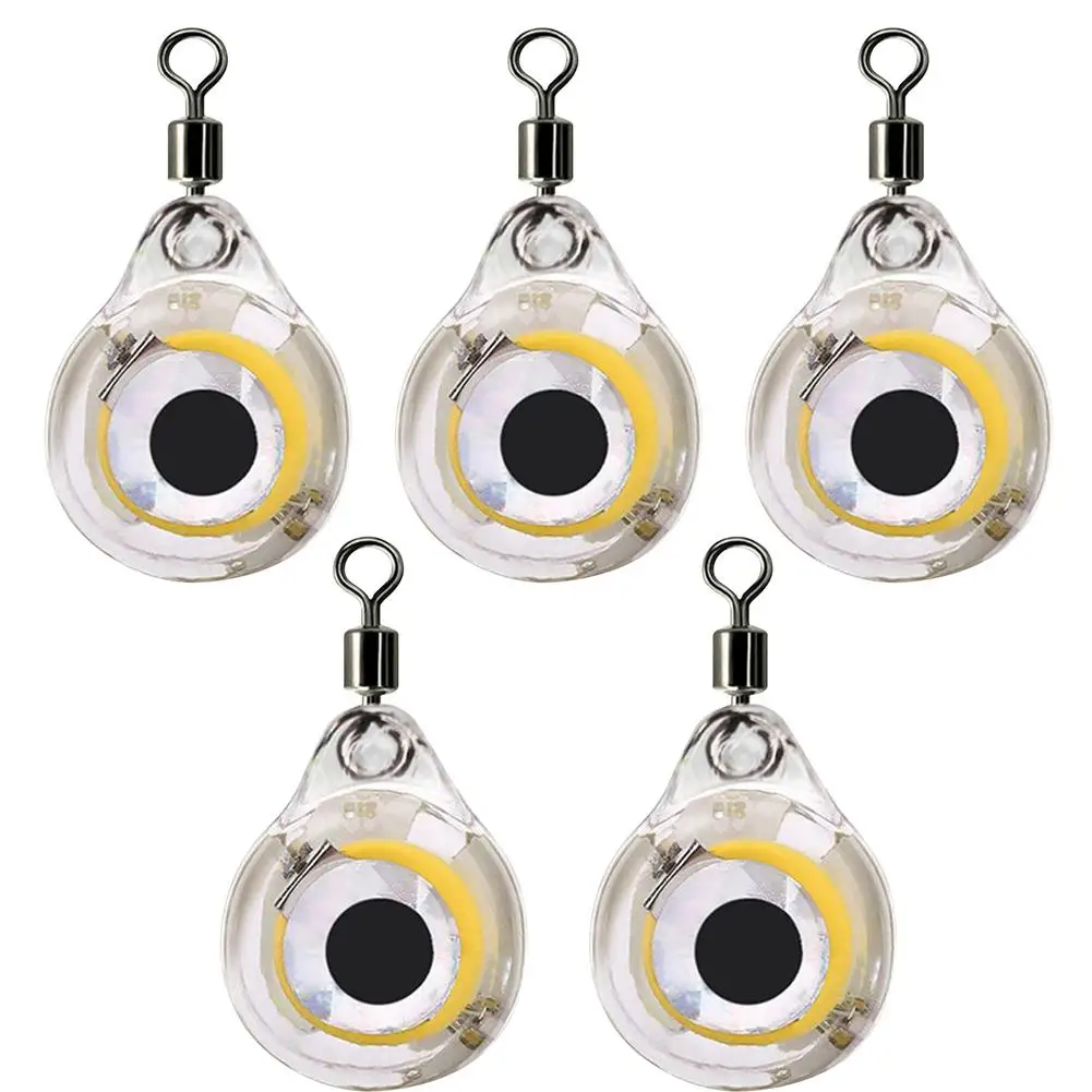 

Fishing Lure Trap Light LED Deep Drop Underwater Eye Shape Fishing Squid Bait Luminous Lure Lamp For Attracting Fish Tool
