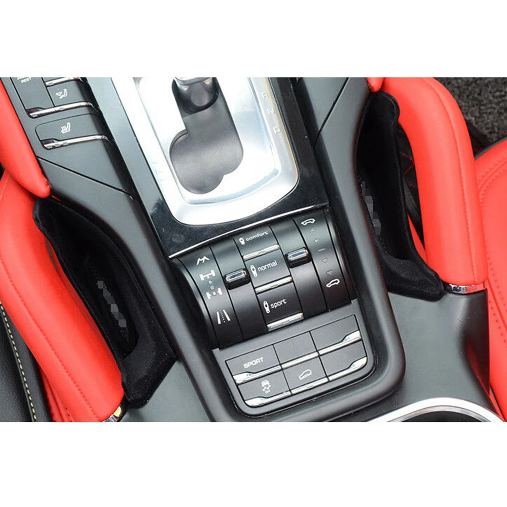 Черный подлокотник для автомобиля контейнер хранения в центре сиденья Porsche Cayenne