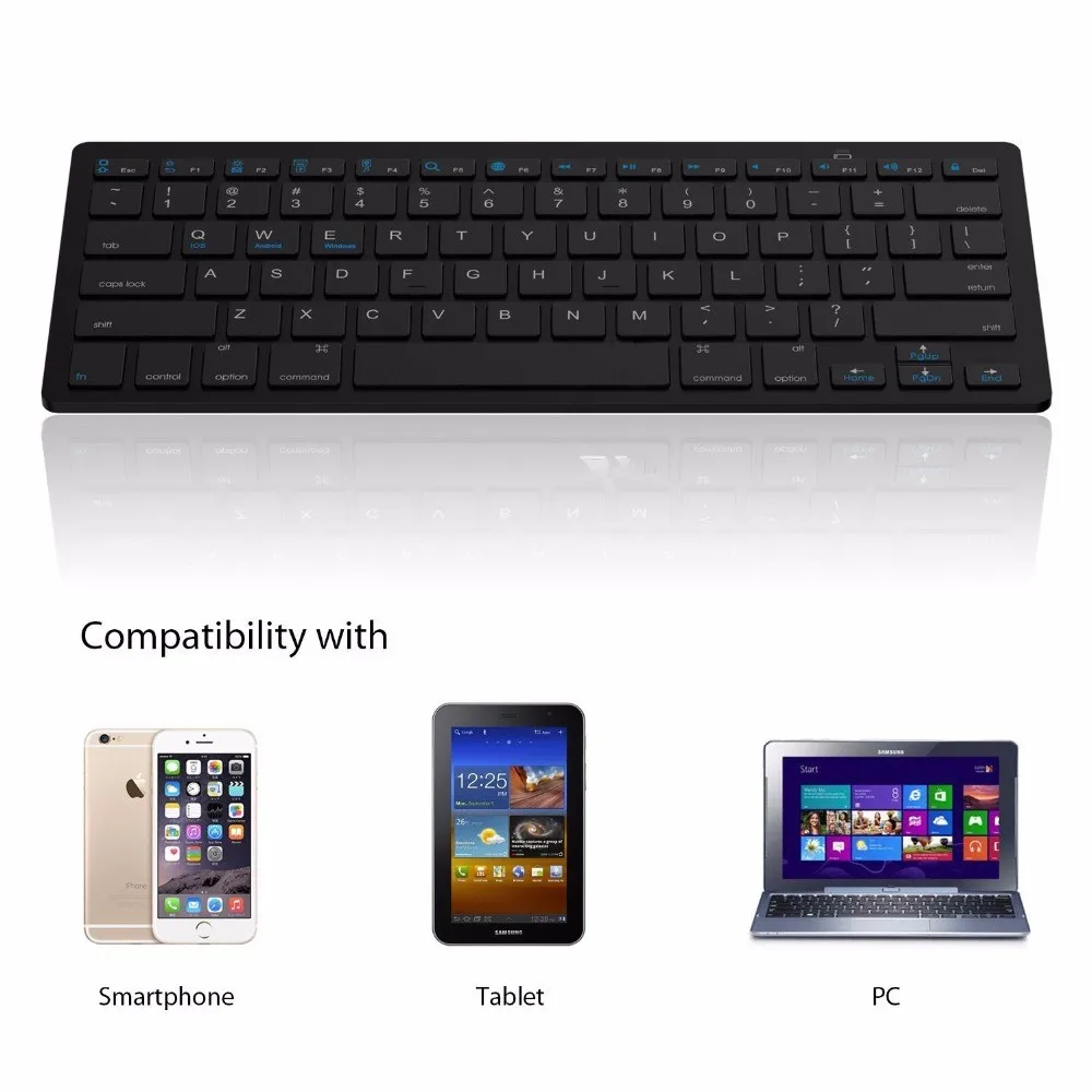 

Профессиональная ультратонкая Беспроводная клавиатура Bluetooth 3,0, клавиатура Teclado для Apple для iPad, iOS