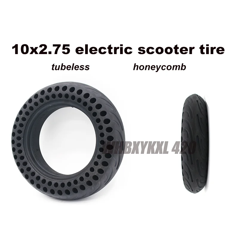 

10x2.75 inch tires suitable for electric scooters tubeless honeycomb thicken10 inch non-slip high quality solid wheels