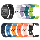 Ремешок силиконовый для смарт-часов Amazfit Neo, мягкий разноцветный браслет, аксессуары для наручных часов