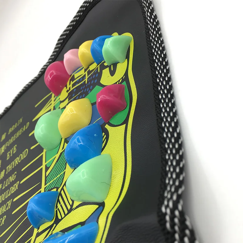 Рефлексологический каменный коврик для ног облегчающий боль массажер ходьбы