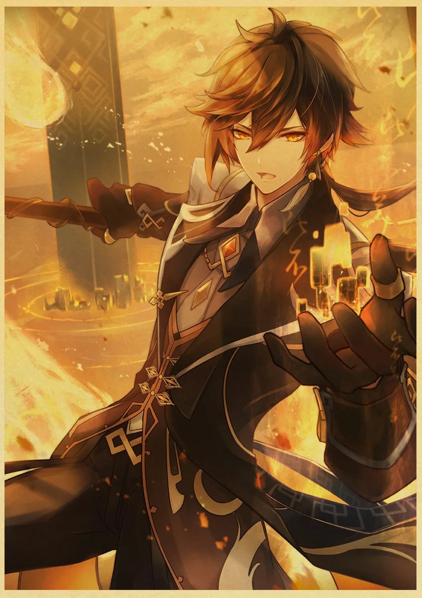 

Постеры Genshin Impact lanxihaibao