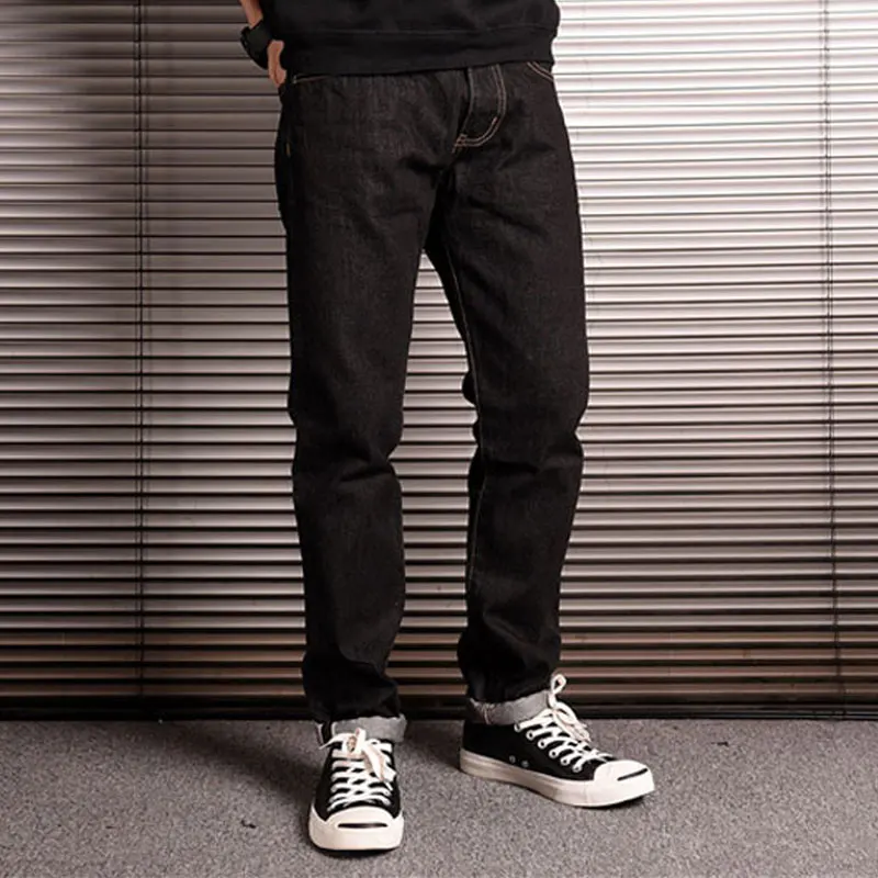 Японские модные мужские джинсы свободного покроя винтажные дизайнерские