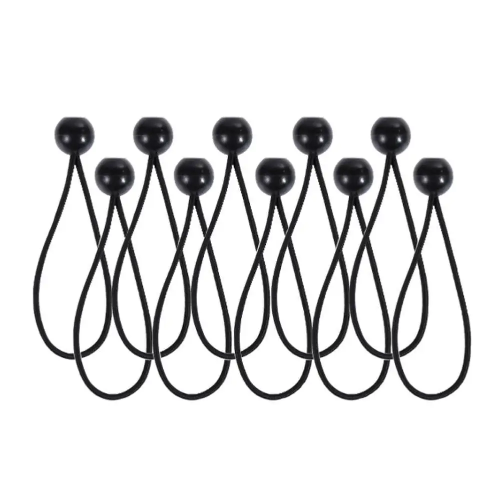 

10Pcs/Pack Elastic Tent Bungees Ball Fixing Tie Rope Awning Canopy Supply Cords Camping Bungee Outdoor Strap Tarp B8J5