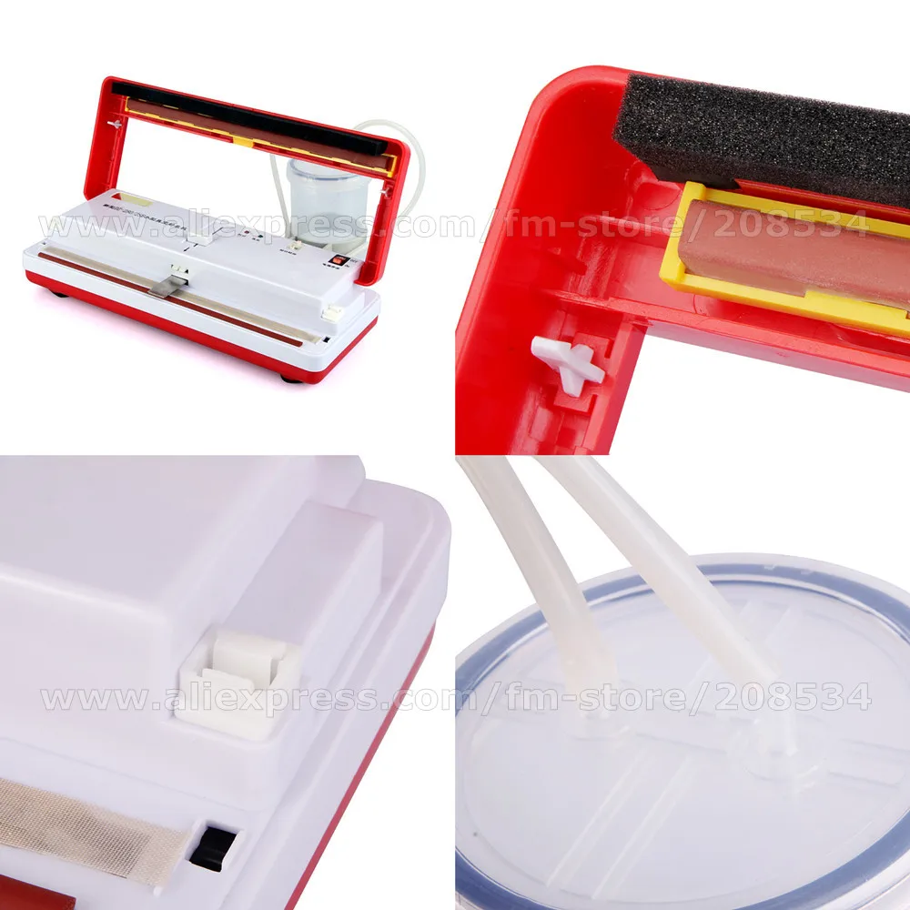 220В/110В бытовой коммерческий Вакуумный упаковщик машина для упаковки продуктов