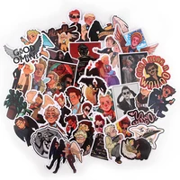 fd0493 38pcs good omens personalized cartoon water cup laptop suitcase waterproof decoration graffiti stickers