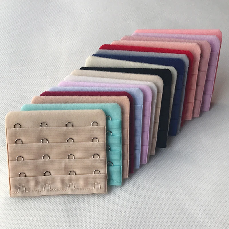 

20-100Pcs Sexy Women's Bra Extender 4 Rows 4 Hooks Extension for Bra Clasp Extension Woman Underwear Intimate Bra Accessories