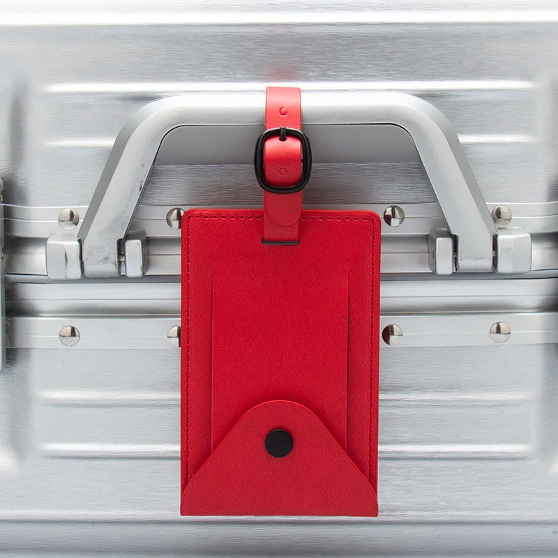 Jiexi прочная кожаная бирка для багажа чемоданов держатель на заказ милые