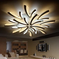 acrylic thick modern led ceiling chandelier lights for living room bedroom dining room home chandelier lamp fixtures