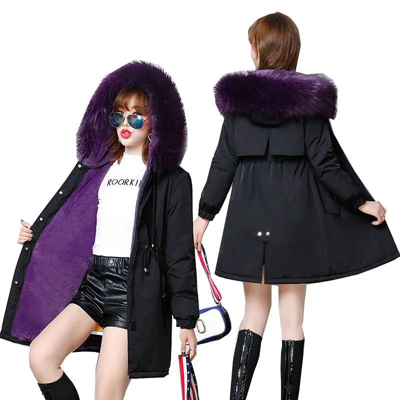 Новинка 2020 женская зимняя пуховая хлопковая куртка женские парки теплая с