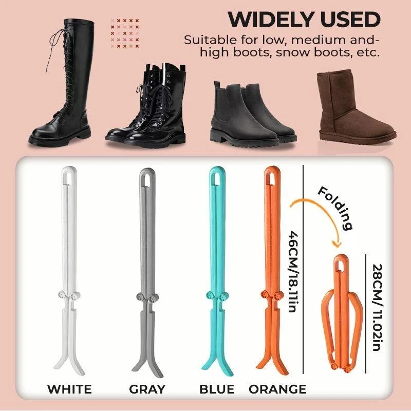 

Складные подставки для обуви, стойка-органайзер для предотвращения складывания длинных и коротких сапог, зажим для обуви, Bj