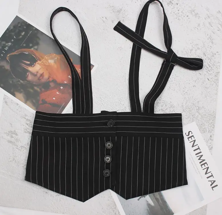 

Women's runway fashion black stripe fabric Cummerbunds female Dress Corsets Waistband Belts decoration wide belt R1209
