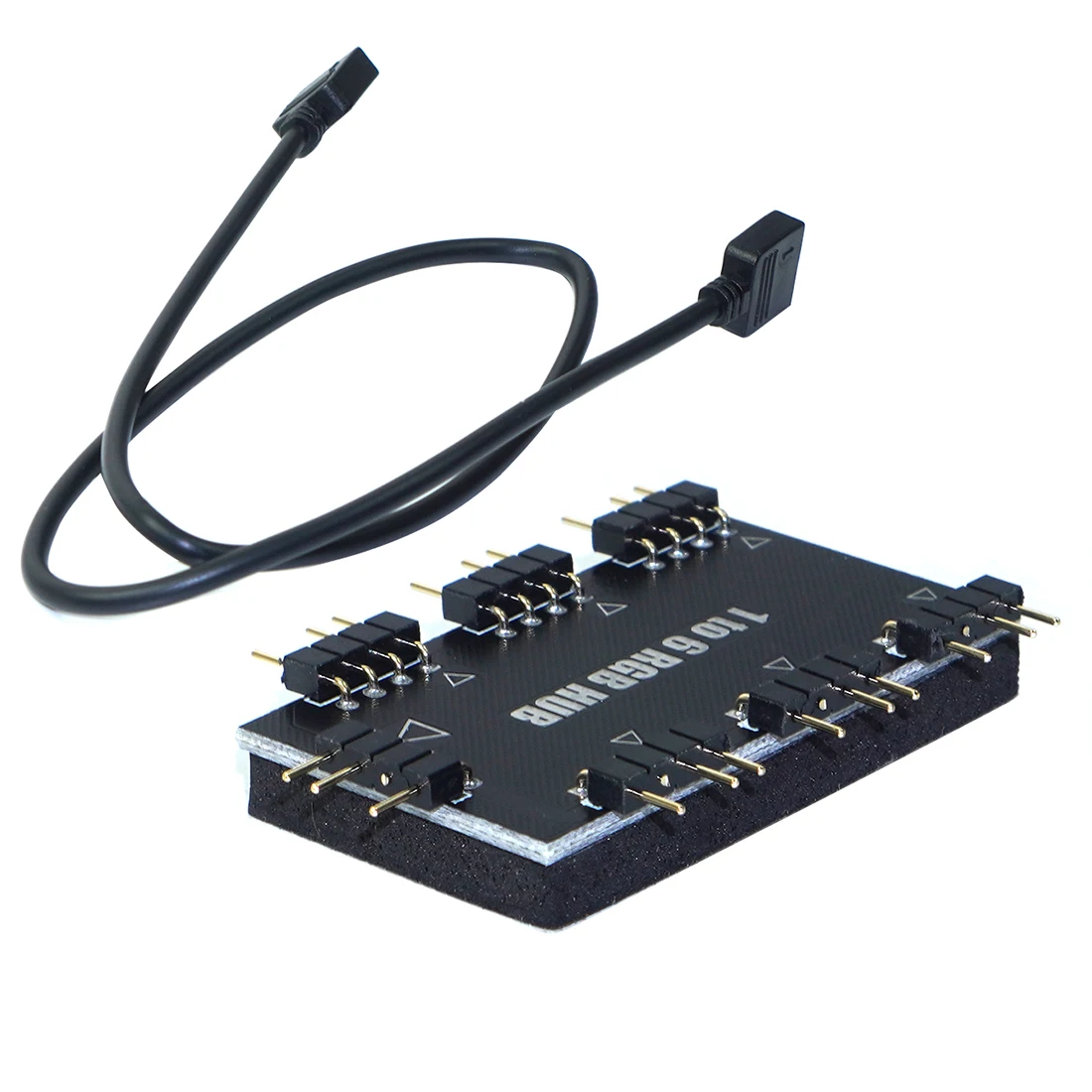5 в 3Pin / 12 В 4-контактный компьютер материнская плата от 1 до 6 RGB вентилятор
