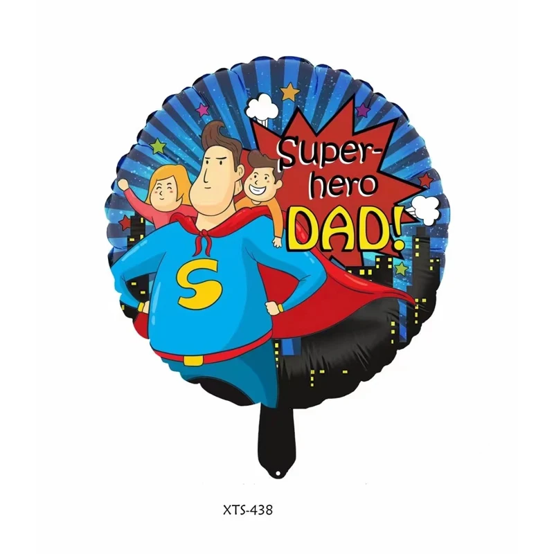 10Pcs 18Inch English Happy Father's Day Helium Balloon Feliz Dia Super Papa Foil Balloons Father Party Decoration Baloes Globos - купить