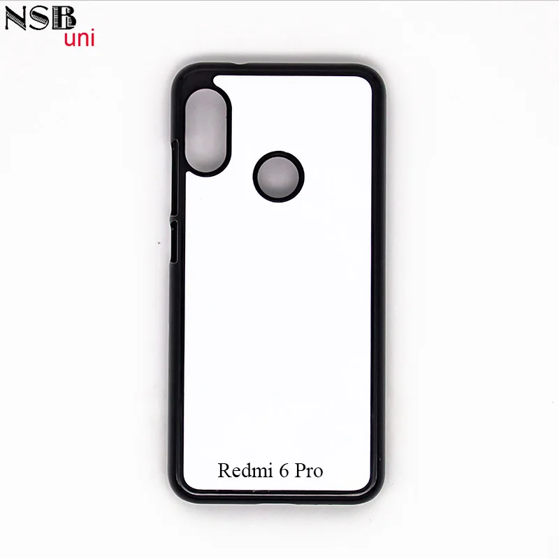 NSB Uni Print Мобильные чехлы для телефона Redmi 6 Pro, пустая задняя панель, 2D-сублимационная печать на клетке.