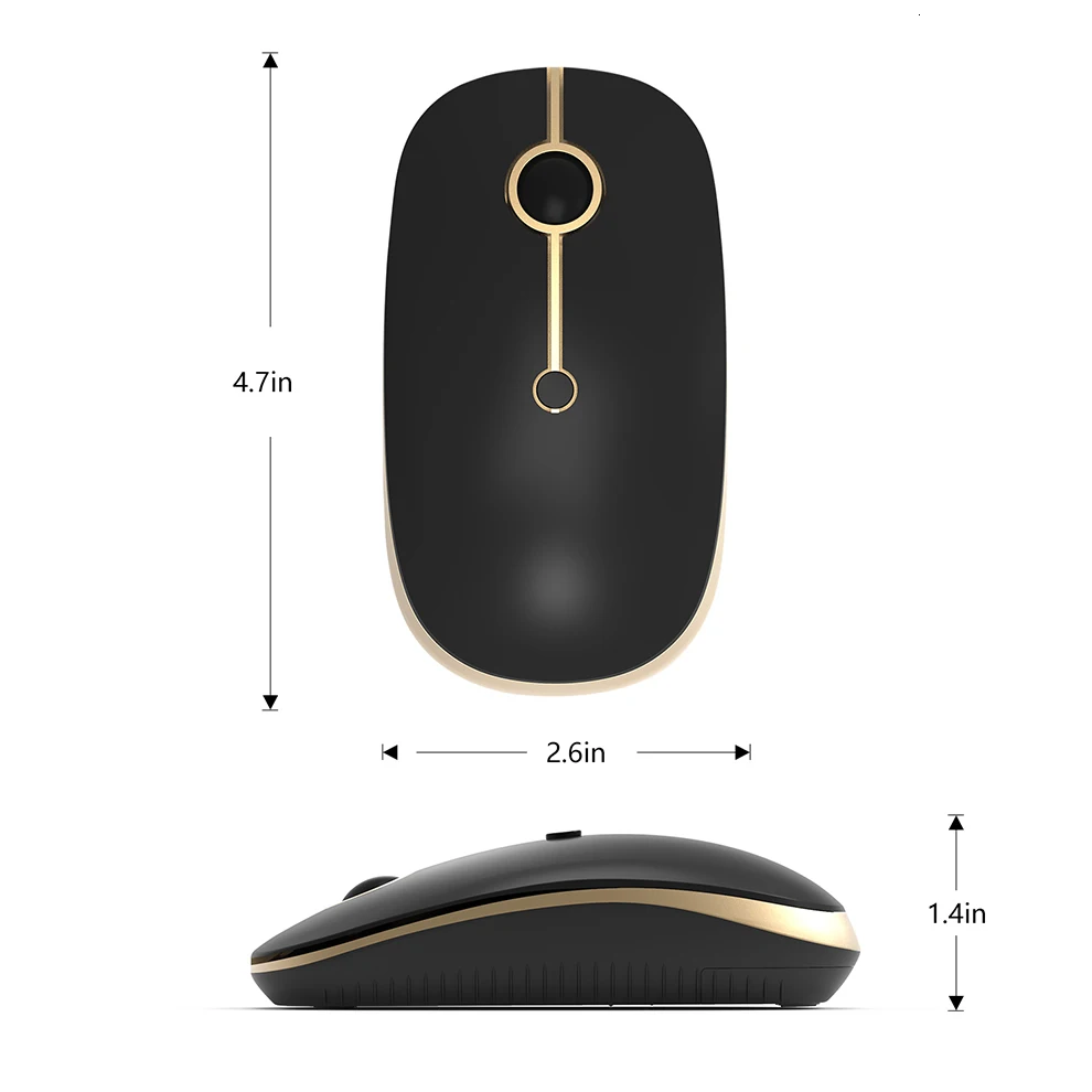 Jelly Comb, два режима, 4,0, Bluetooth и 2,4 ГГц, USB, нано приемник, беспроводная мышь для ПК, ноутбука, 2400 dpi, игровая мышь, бесшумные мыши