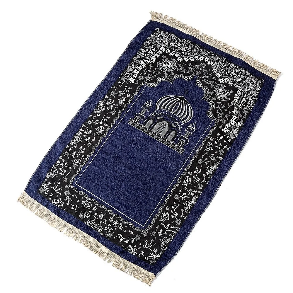 

Muslim Prayer Rug Polyester Mats Islamic Muslim worship Rug Travel Home New Style Mat Blanket 110*70cm
