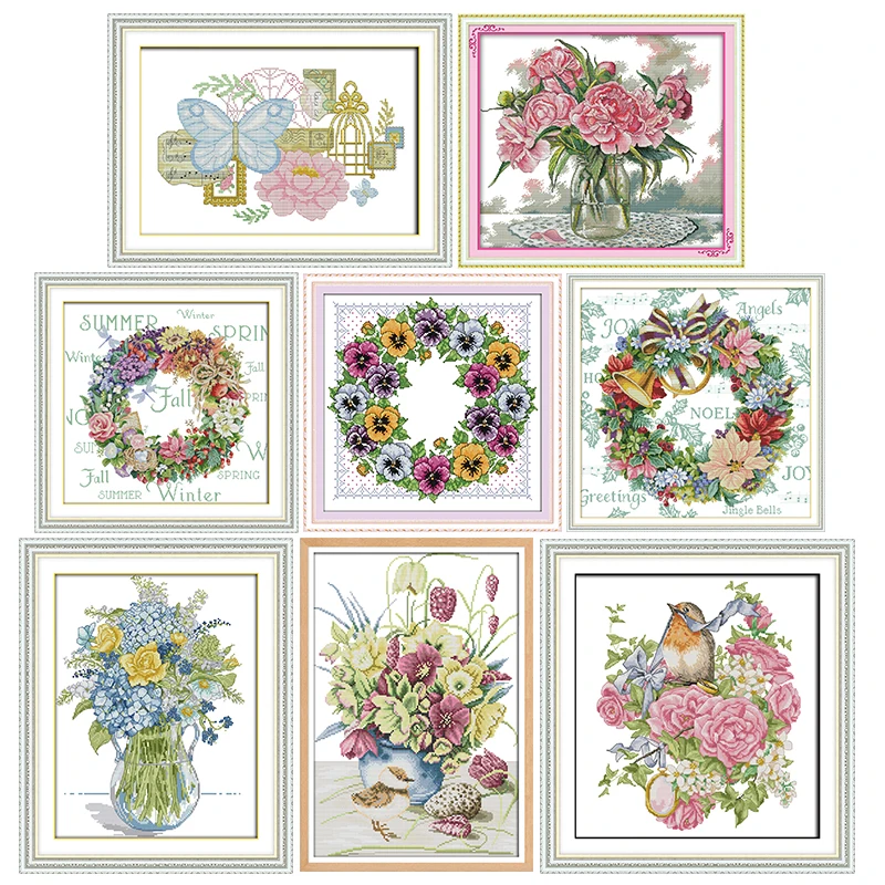 Набор для вышивания крестиком серии гирлянда 11CT14CT|Упаковка| |