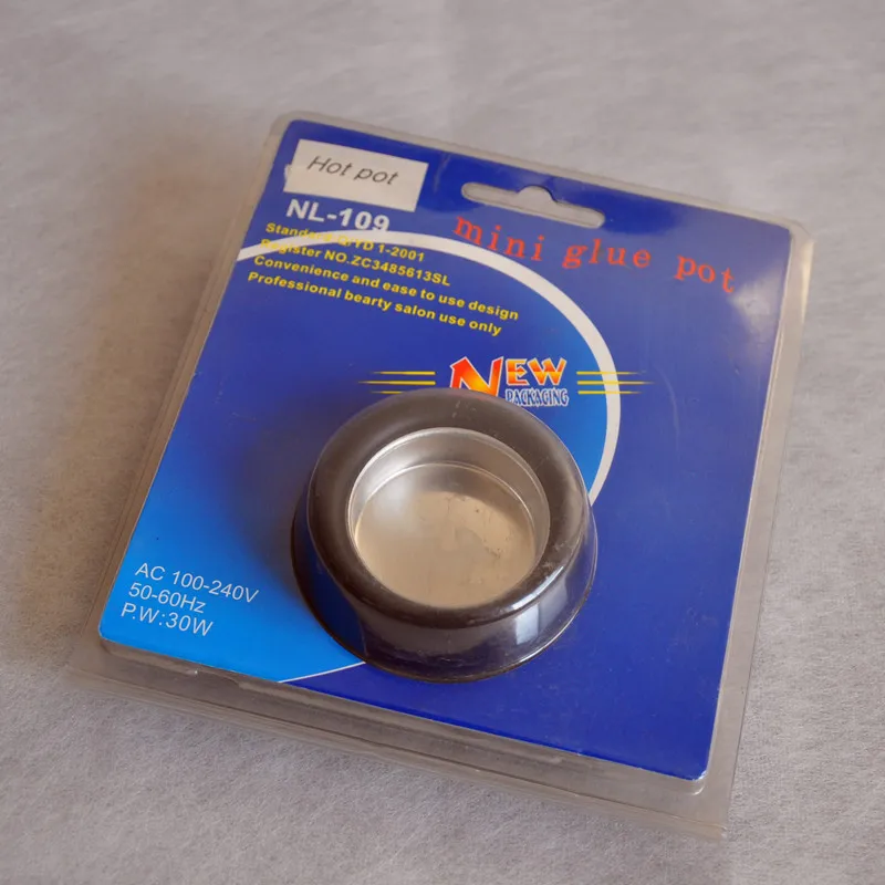 Профессиональный мини-инструмент для наращивания волос Black Mini клеевые