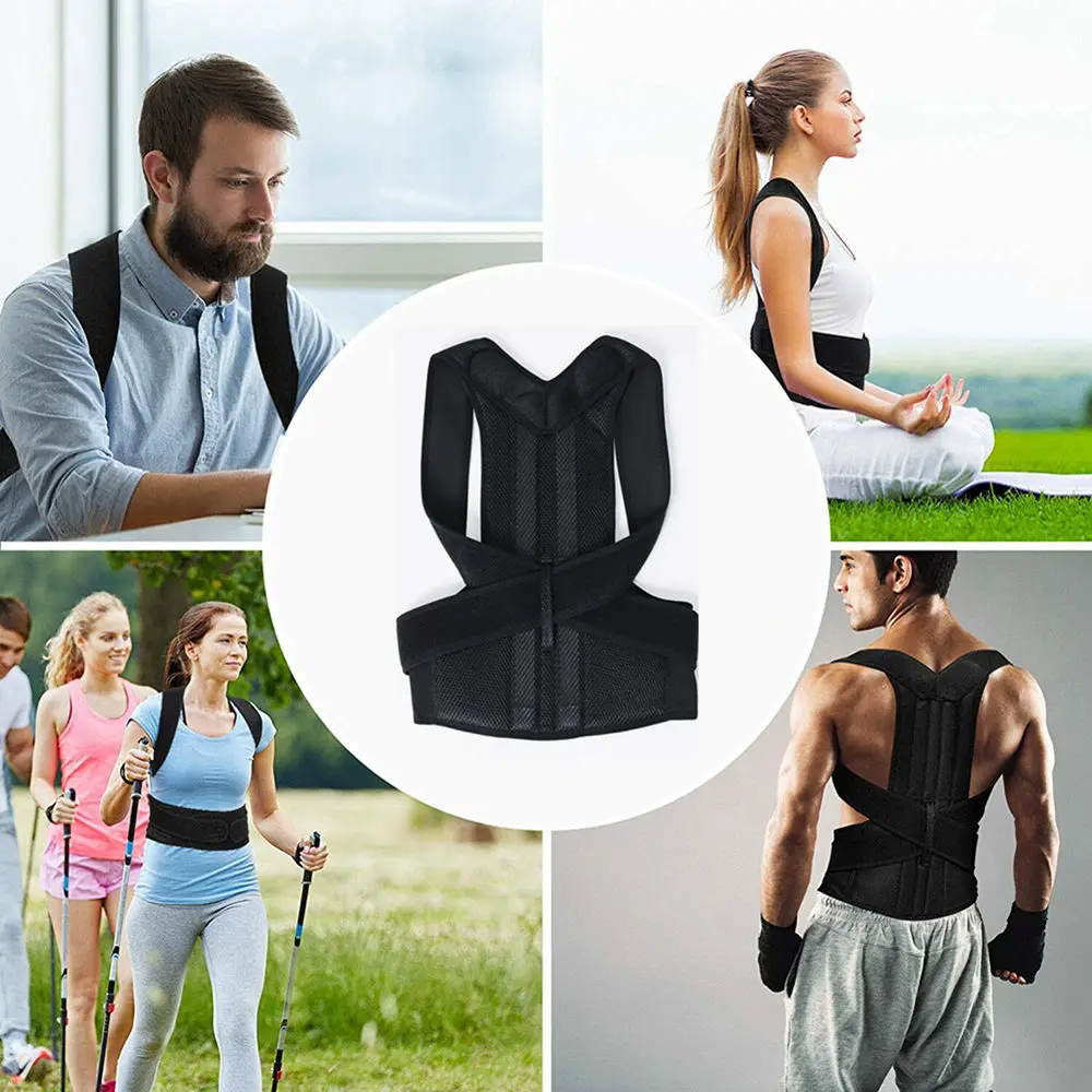 Корректор осанки поддерживающий пояс для спины коррекция плеч поясницы талии