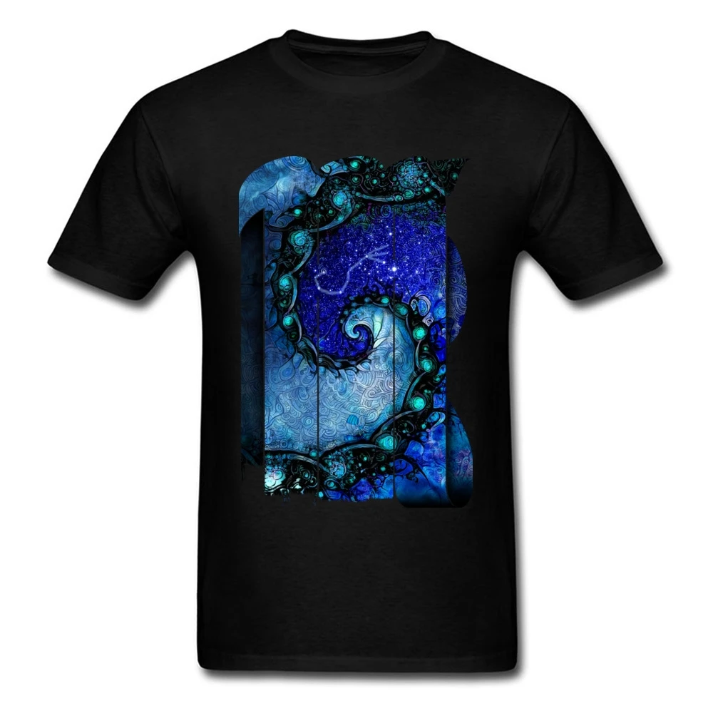 Awesome Scorpio A Fractal Painting Мужская футболка плюс размер пользовательская группа Топ