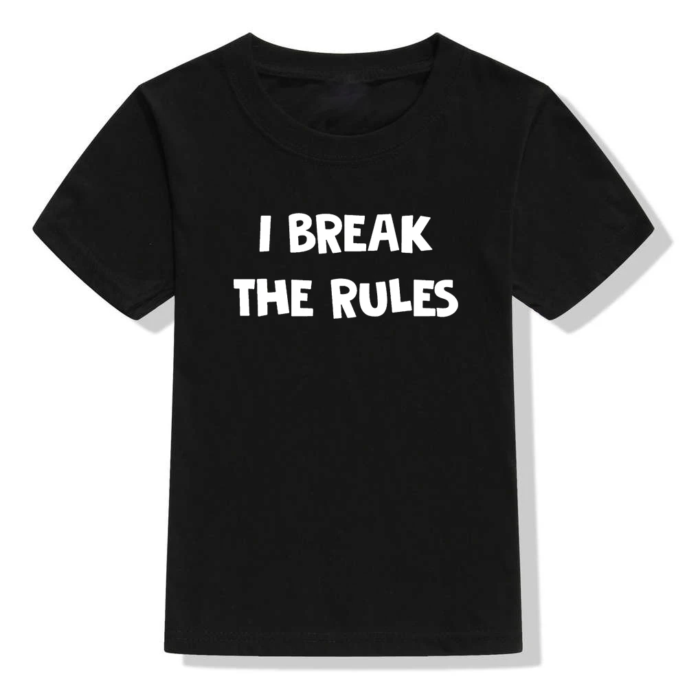 I Make The Rules and Break одинаковые футболки для всей семьи папы и ребенка одежда