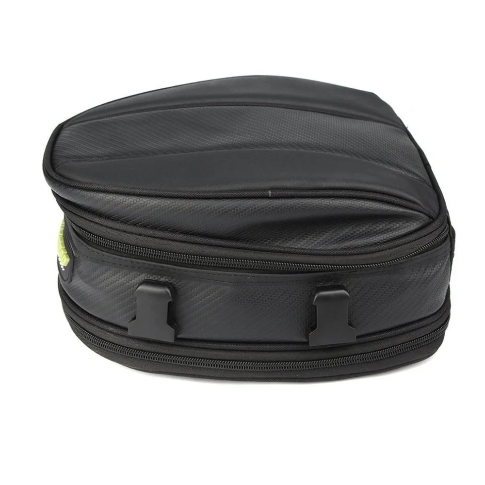 7.5L-10L Large Capacity Motorcycle Rear Seat Bag with Buckle Strap Waterproof Oxford Cloth Bike hot |