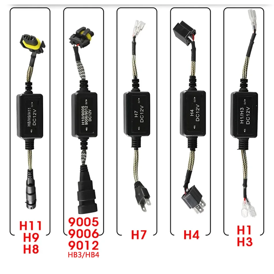 H11 H4 HB3 H1HB4 H7 LED Headlight Decoder CANBUS EMC Canceller Capacitor Anti-flicker Error Free Resistor Auto Accessories | Автомобили и