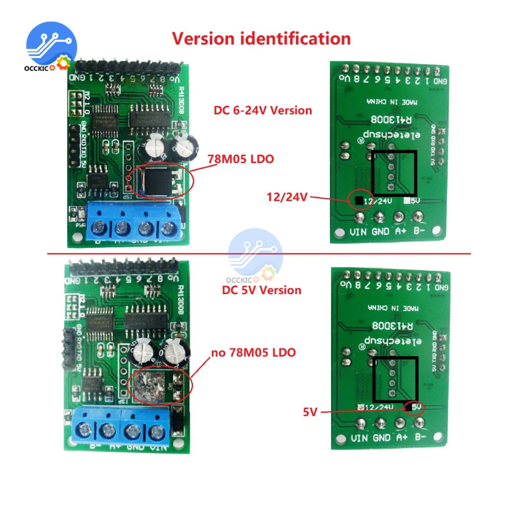 Модуль управления Modbus RTU 8-канальный модуль контроля RS485 RS232 (TTL) 5 в постоянного