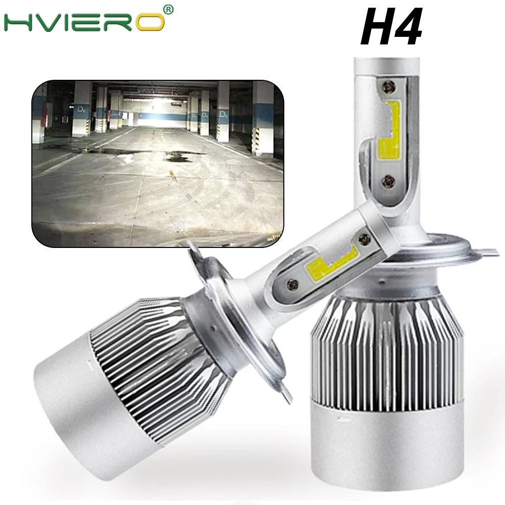 2 шт. светодиодный фонарь для авто прожектор 72 Вт 7800LM 6500 К IP65 налобный постоянного