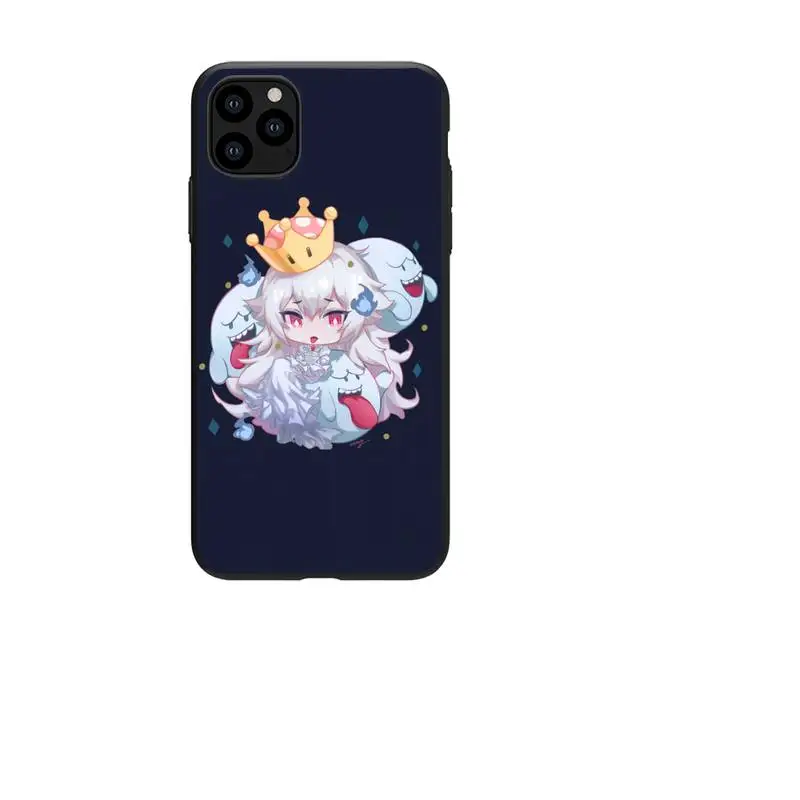 

Mario King Boo Phone Case For iphone 5s 6 7 8 11 12 plus xsmax xr pro mini se Cover Fundas Coque
