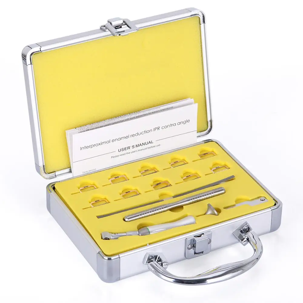 Orthodontic Treatment Dental Interproximal Enamel Gauge Measure Tooth Gap 4:1 Contra Angle Handpiece Reciprocating IPR System |