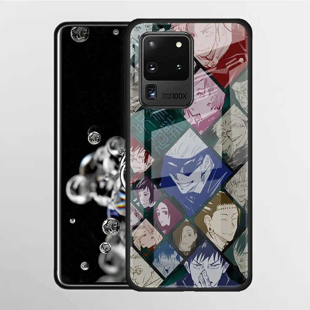 Чехол из закаленного стекла для Samsung Galaxy S21 S20 FE Ultra S10e S10 Lite S9 S8 Plus - купить по