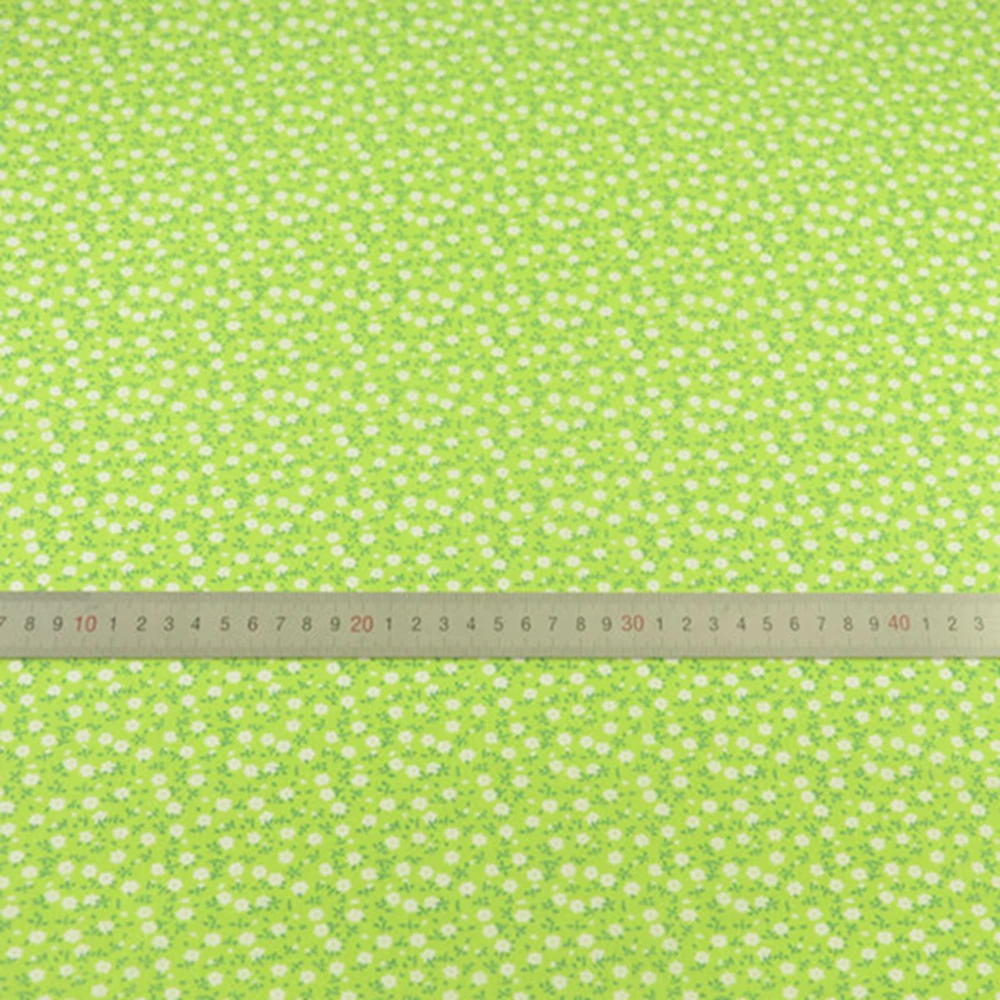 New Sewing Tecido 100% Cotton Fabric Home Textile Patchwork Scrapbooking Decoration Dolls Small Flowers and Leaves Design Cloth|cloth cross body
