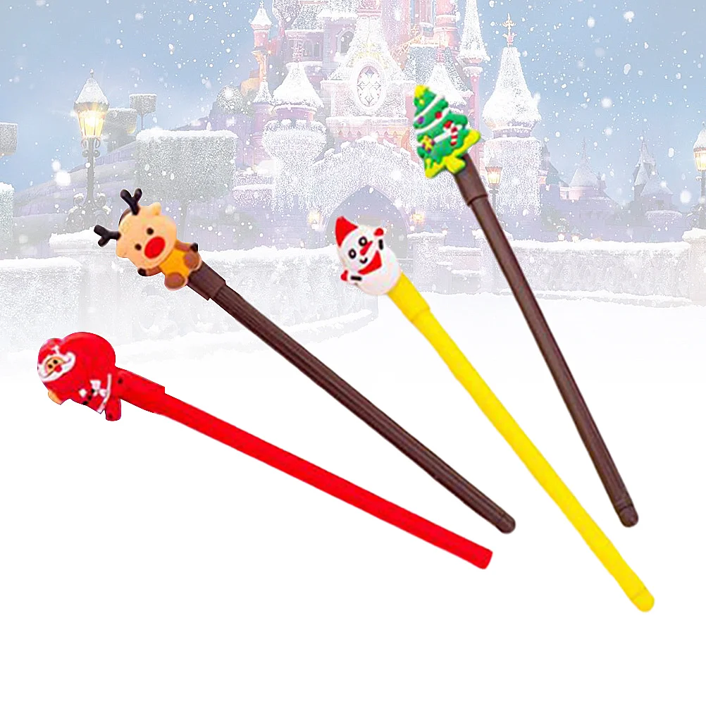 

20pcs Cartoon Christmas Pen Pen Stationery for Home Office School (Christmas Tree Santa Claus Elk Snowman 5pcs for Each)