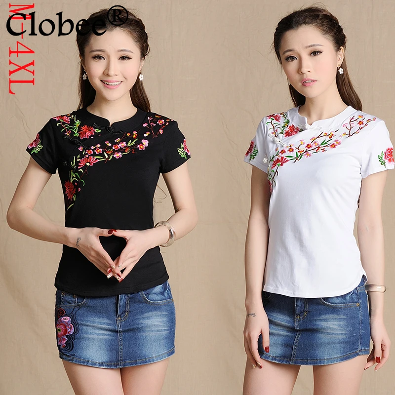 Элегантная одежда в традиционном китайском стиле этническая рубашка лето 2020